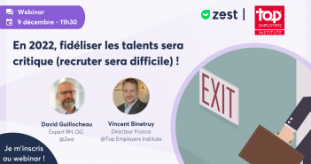 Webinaire : En 2022, fidéliser les talents sera critique (et recruter sera difficile) !
